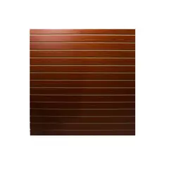 CITYSHOP - Panel ranurado 122cm x 122 cm Color caoba