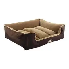 MASCAN - Cama Reversible Doble Color Perro Talla Xl Café