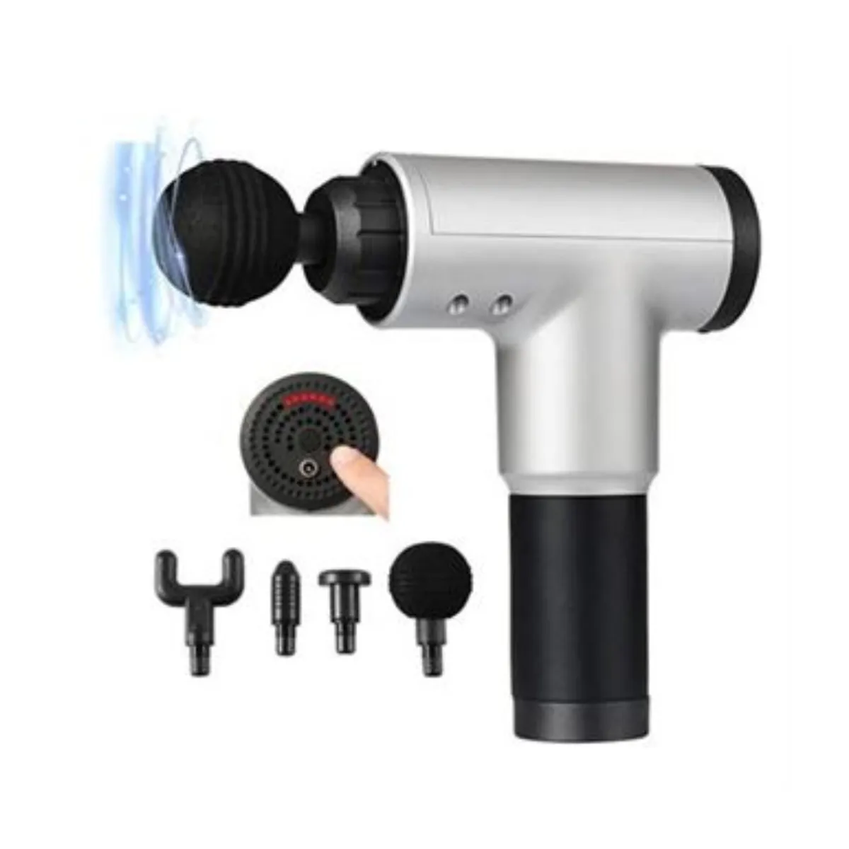 GENERICO - MASAJEADOR CORPORAL Y FACIAL CON ACCESORIOS