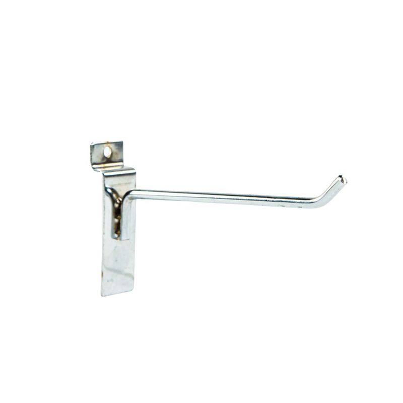 CITYSHOP - Pack 30 Ganchos Rectos P/panel Ranurado 7.9 X 2.4 X 15 Cm
