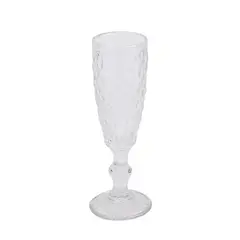 IMAHE - SET 6 COPAS VIDRIO TRANSPARENTE 160 ML