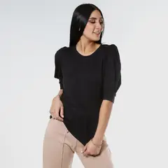 NATALIA SEGUEL - Polera Katy Negro