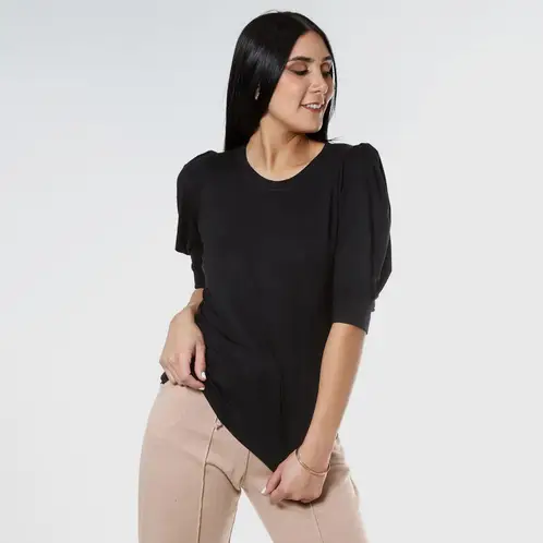 NATALIA SEGUEL - Polera Katy Negro