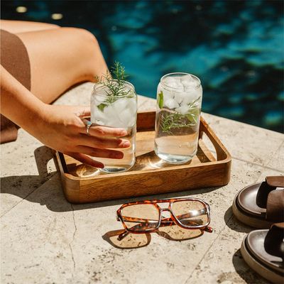 Imagen 2 del producto Set 4 Vasos Vidrio Borosilicato 550 ml