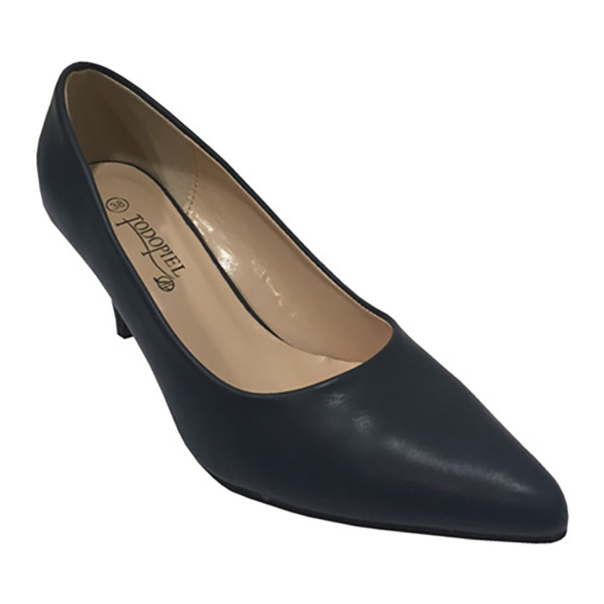TODOPIEL - Zapato de Taco Mujer Azul Todopiel
