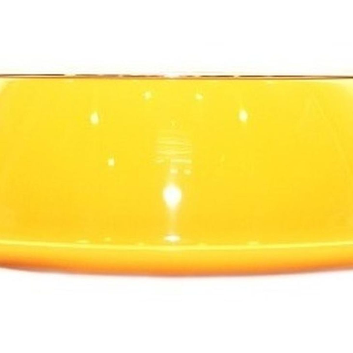 MASCAN - Plato Melamina Anti-hormigas Amarillo Talla M Perro