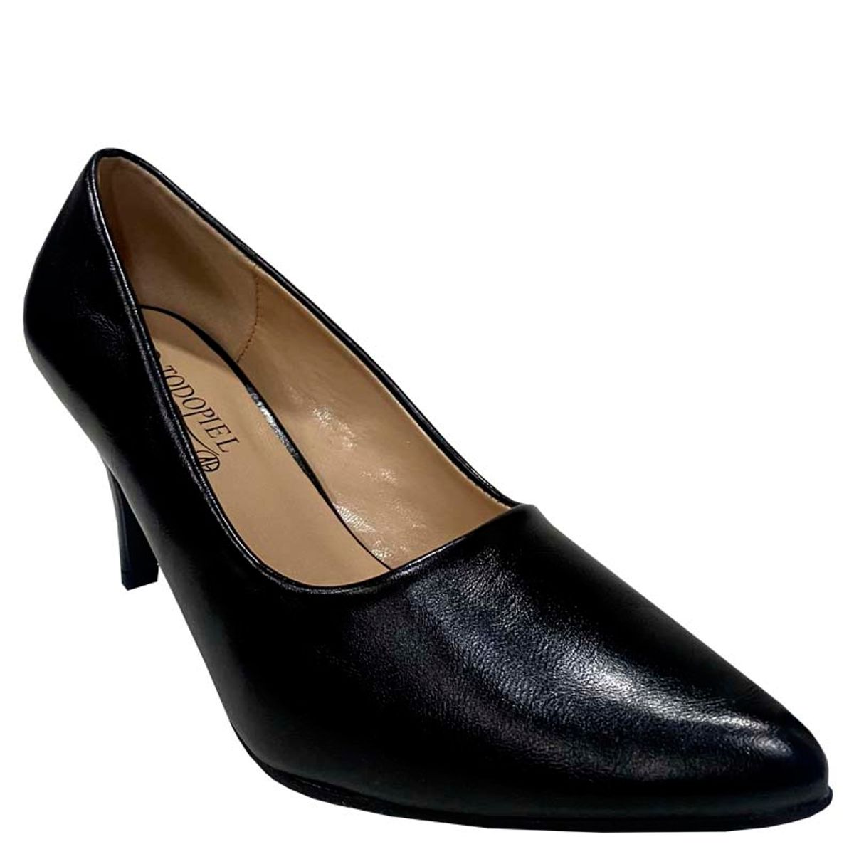 TODOPIEL - Zapato de Taco Mujer Negro Todopiel