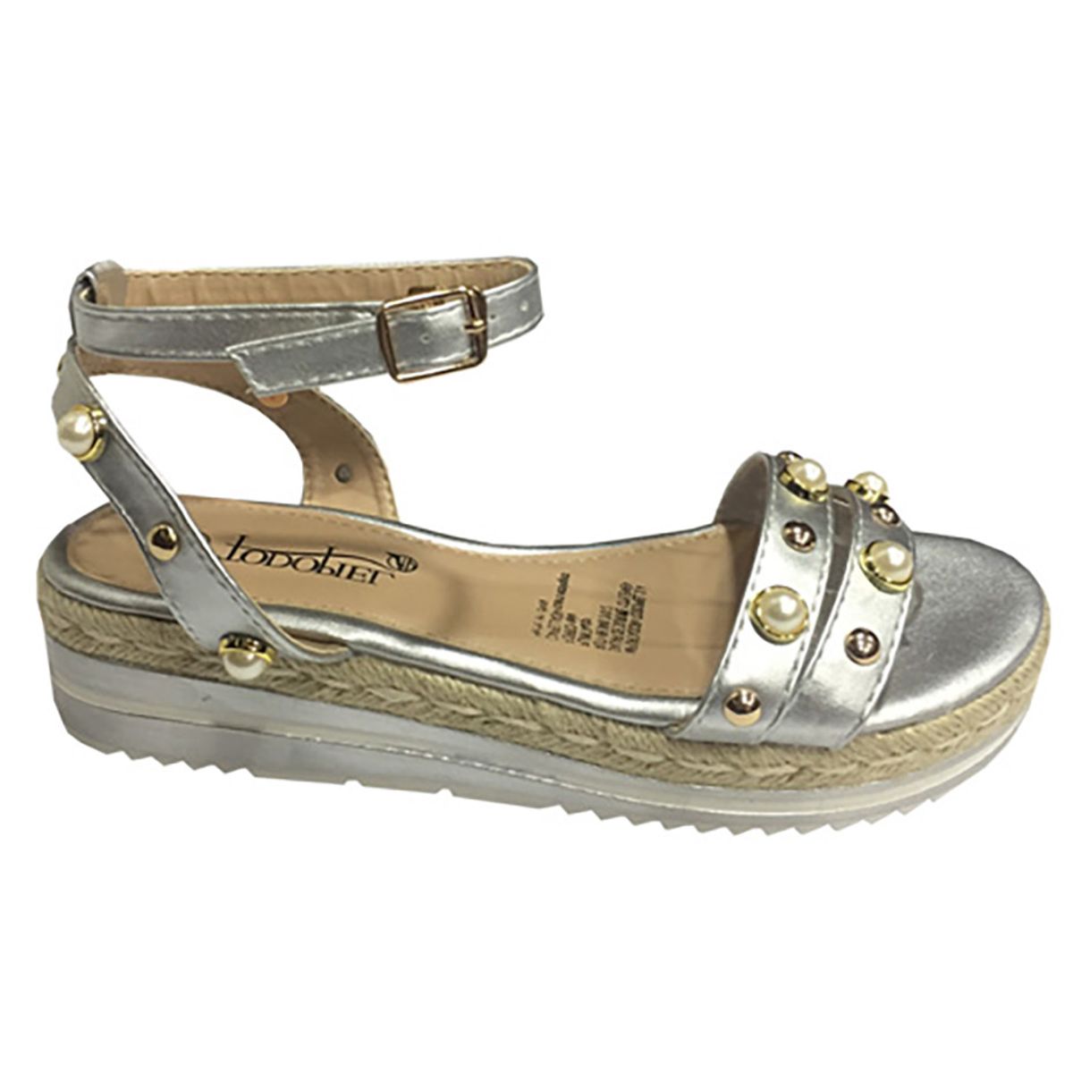 TODOPIEL - Sandalia Ecocuero ZAV99 Plata Todopiel