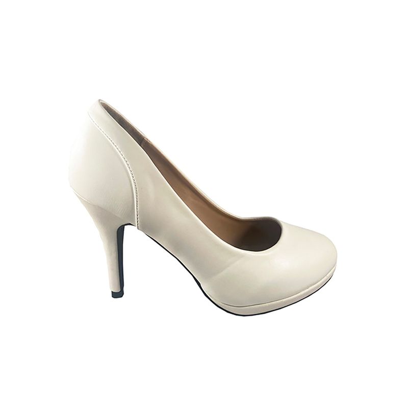 TODOPIEL - Zapato de Taco Mujer Blanco Todopiel
