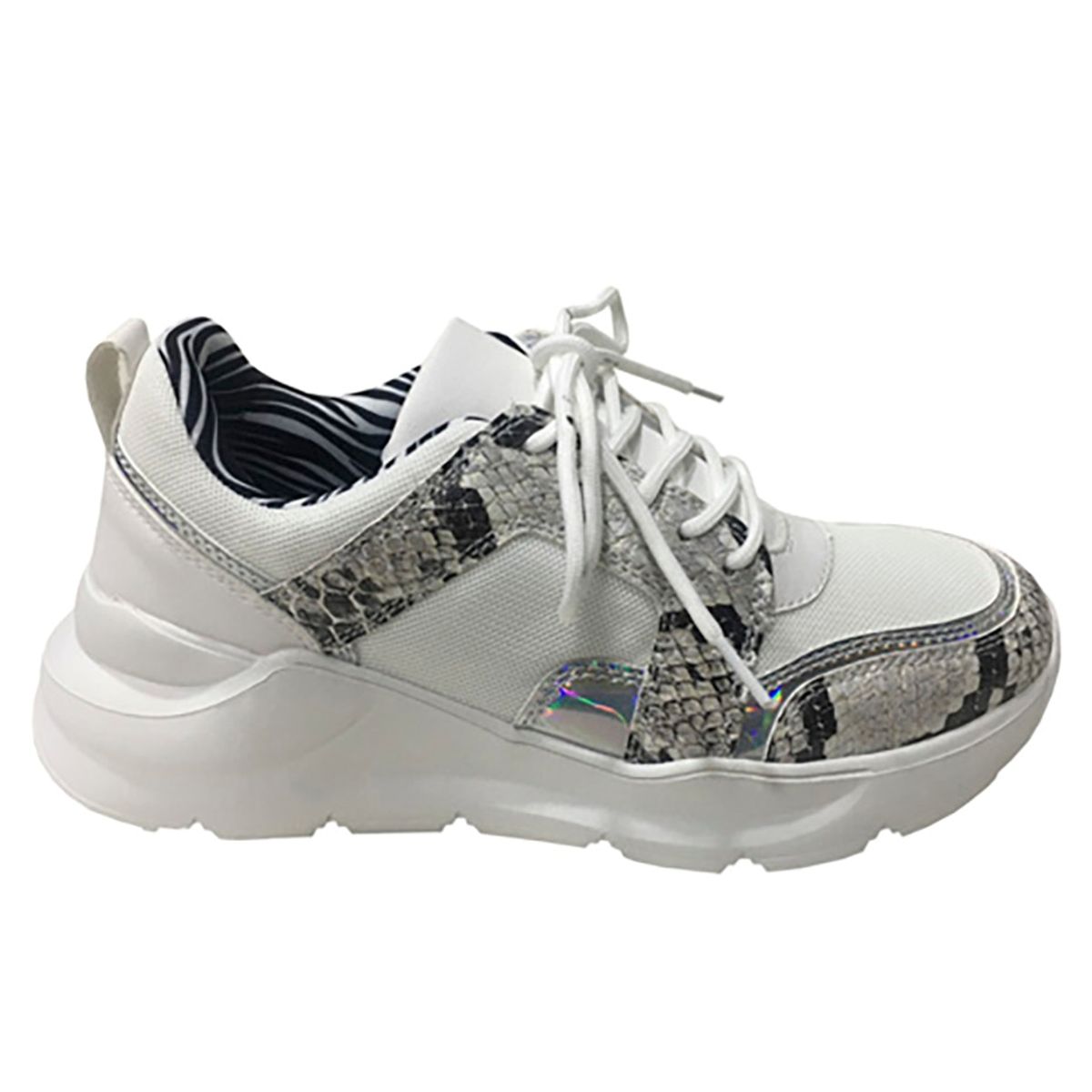 TODOPIEL - Zapatilla Mujer Plateado Todopiel