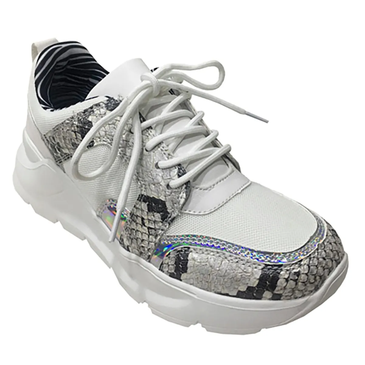 TODOPIEL - Zapatilla Mujer Plateado Todopiel