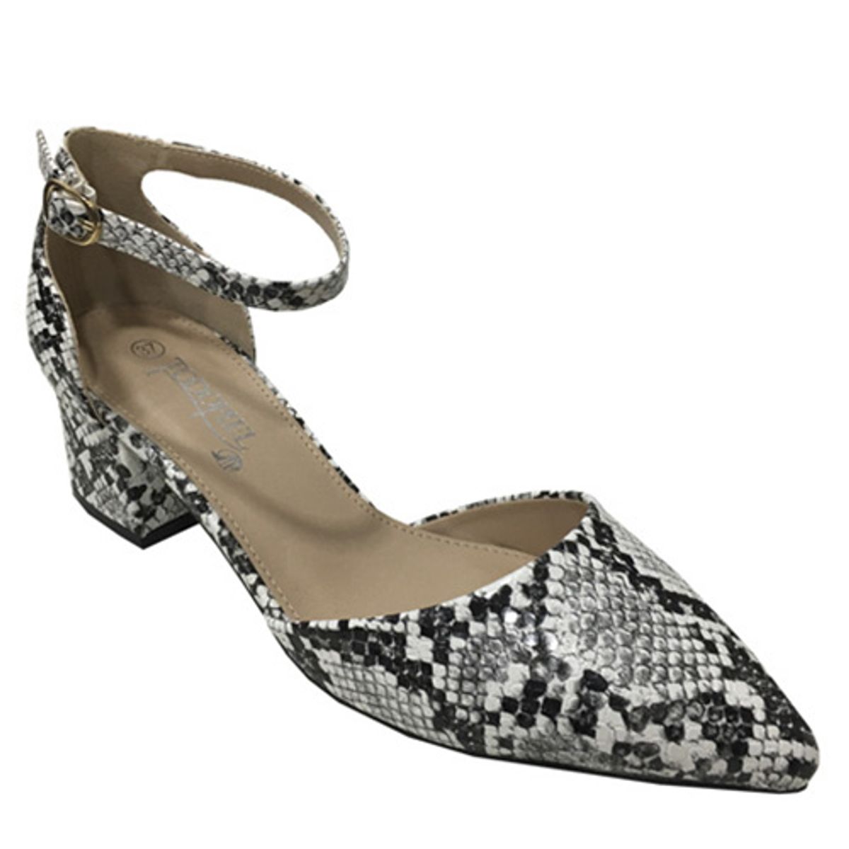 TODOPIEL - Zapato de Taco Mujer Blanco Todopiel