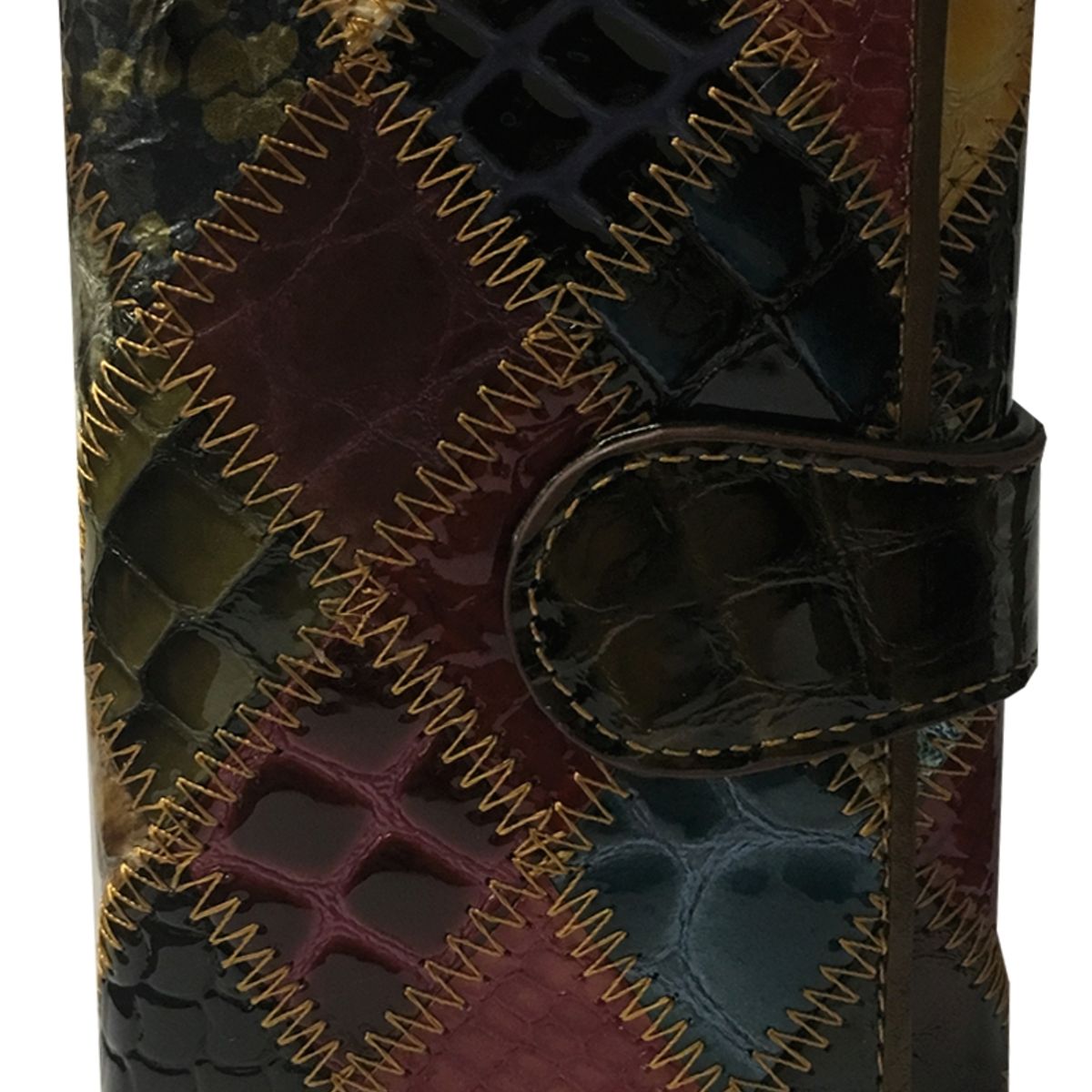 TODOPIEL - Billetera Cuero BI404 Multicolor Rombos Todopiel