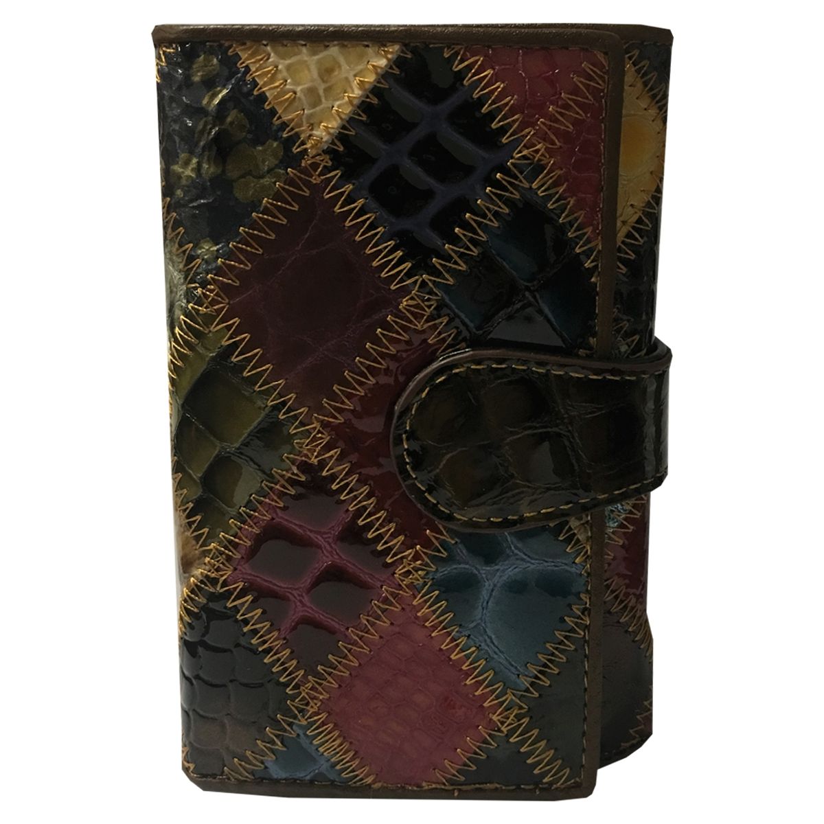 TODOPIEL - Billetera Cuero BI404 Multicolor Rombos Todopiel