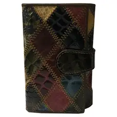 TODOPIEL - Billetera Cuero BI404 Multicolor Rombos
