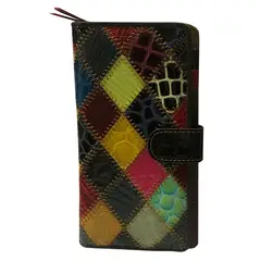 TODOPIEL - Billeteras Cuero BI400 Multicolor Rombos