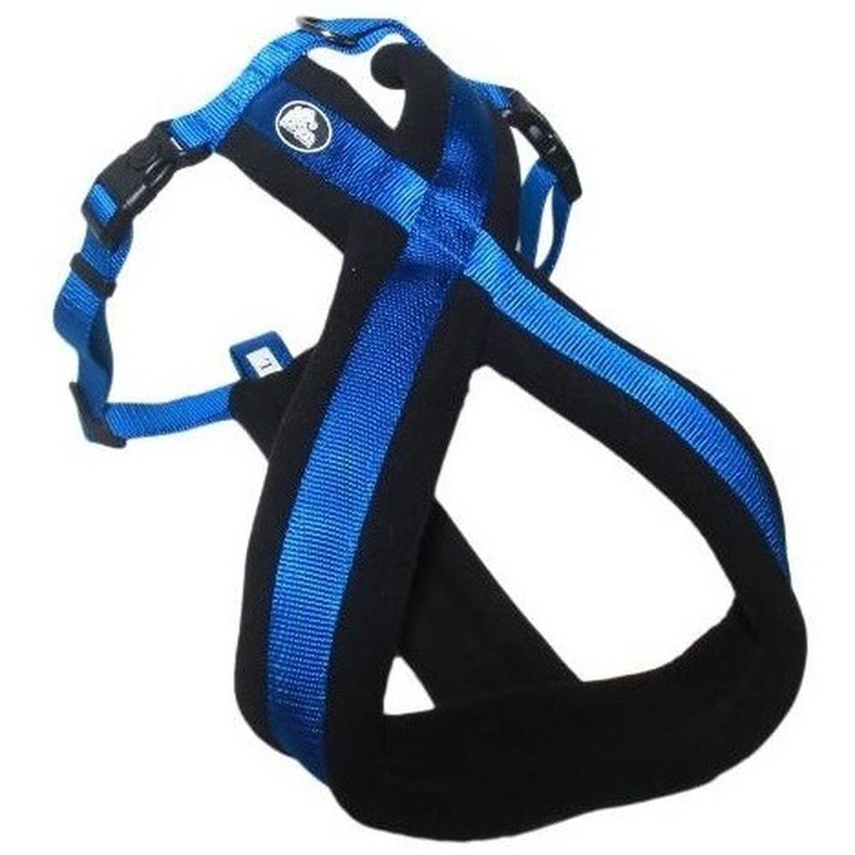 MASCAN - Arnés Cruzado Acolchado Talla L Azul Perros Mascan