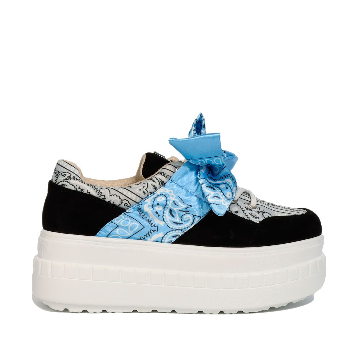 GOTTA - Zapatilla Mujer Azul Estampada 13265