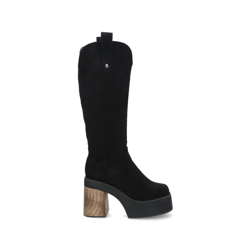 GOTTA - Bota Mujer Plataforma Negra 25650