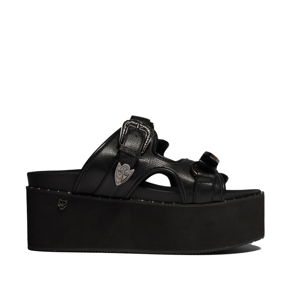 GOTTA - Sandalia Mujer Plataforma Negra 15667