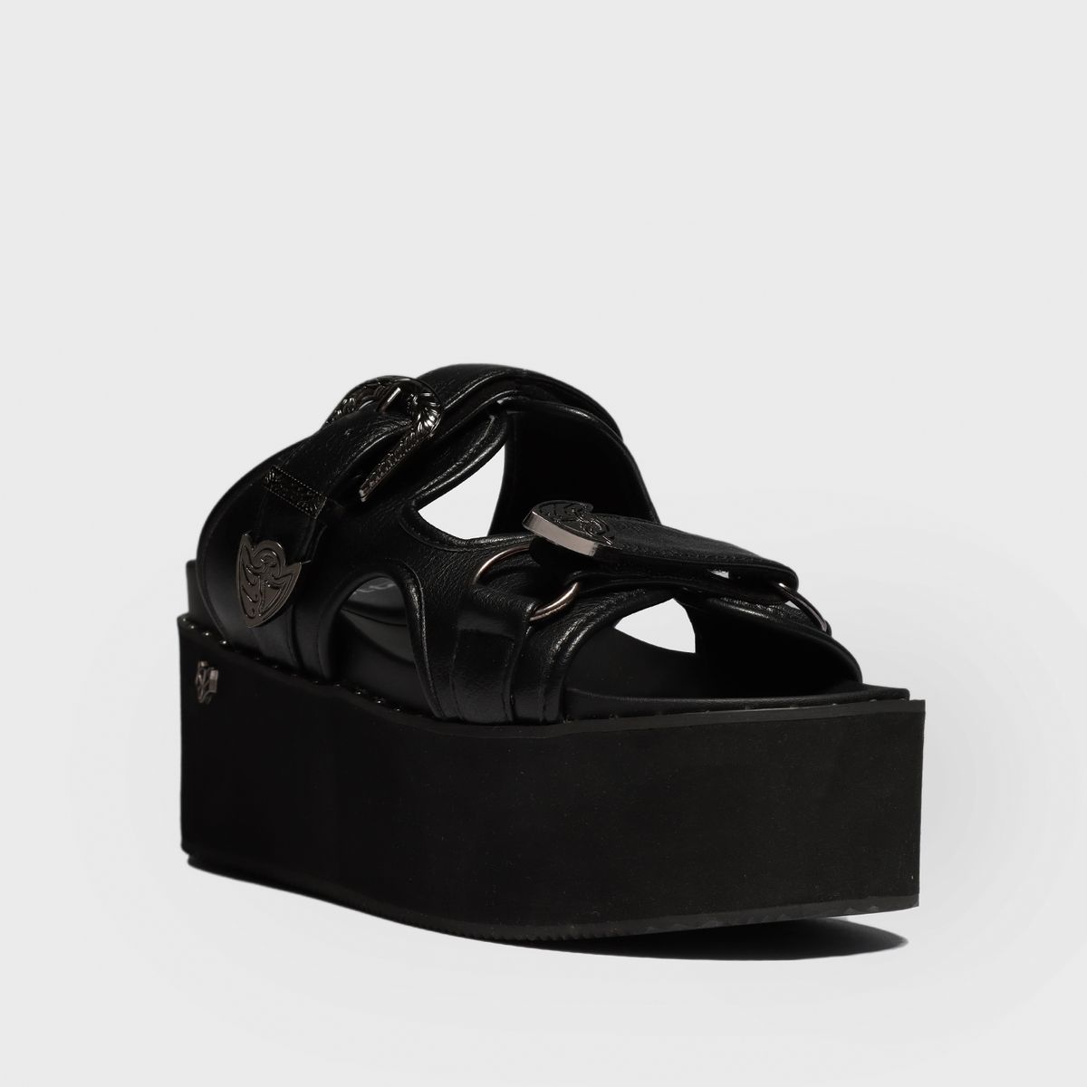 GOTTA - Sandalia Mujer Plataforma Negra 15667