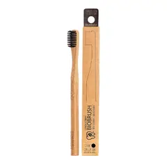 BIOBRUSH - Cepillo Dental Biodegradable Negro Medio 1 Un