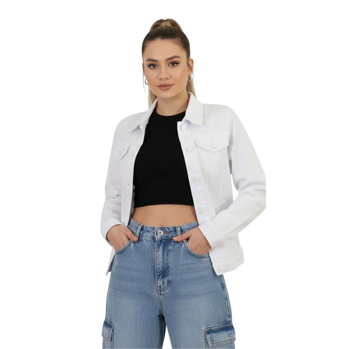 D'JOE - Chaqueta Mezclilla Clasic Woman Mujer