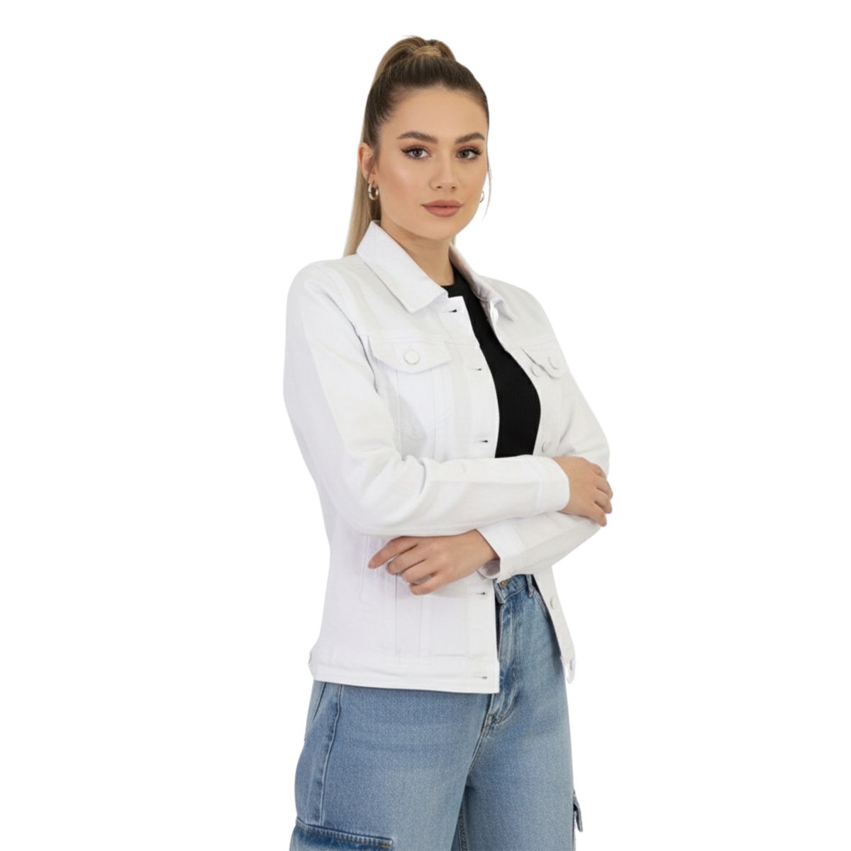D'JOE - Chaqueta Mezclilla Clasic Woman Mujer