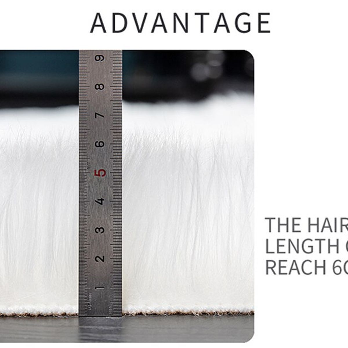 GENERICO - Alfombra Nordica B de lana sintetica 60x180.