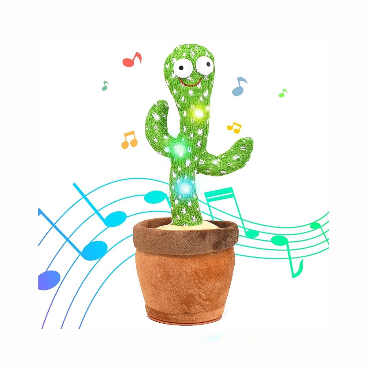 GTI - Cactus Bailarín Musical Repetidor Recargable Interactivo