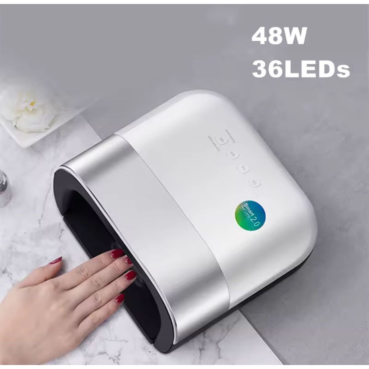 GENERICO - Lampara LED UV 2 in 1 Secador de Uñas Manicure Sun 3 48W