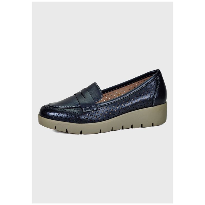 EDA MANZINI - Mocasín Ingrid Azul EDA MANZINI
