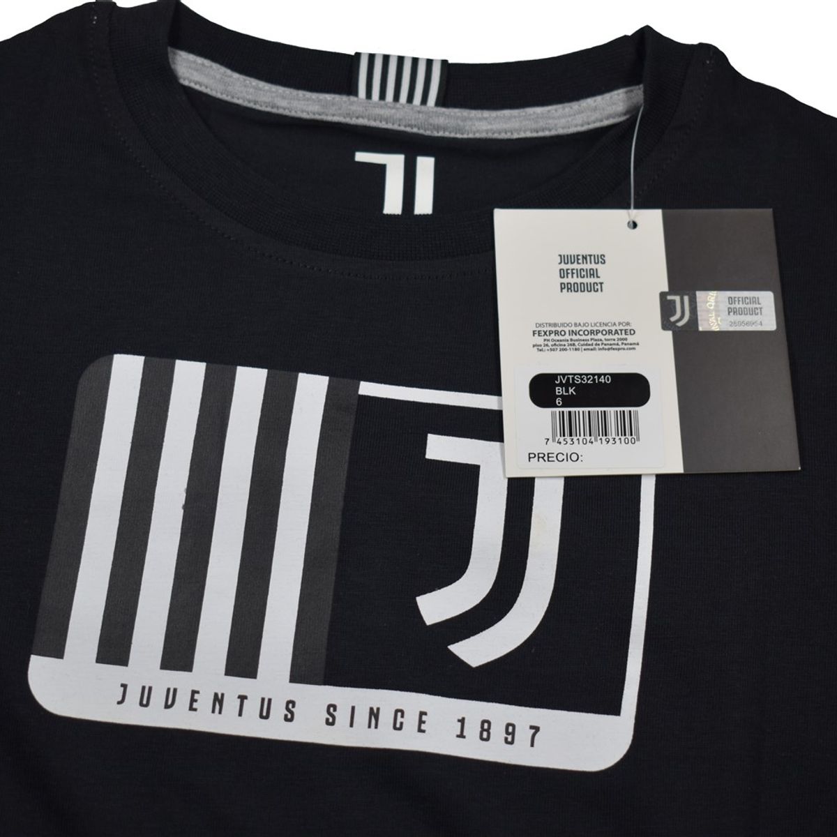 JUVENTUS - Polera Camiseta Deportiva Juventus Niño Futbol