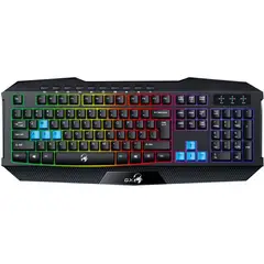 GENIUS - Teclado Gamer Gaming K215 Scorpion, USB, 7 Colores, Inglés
