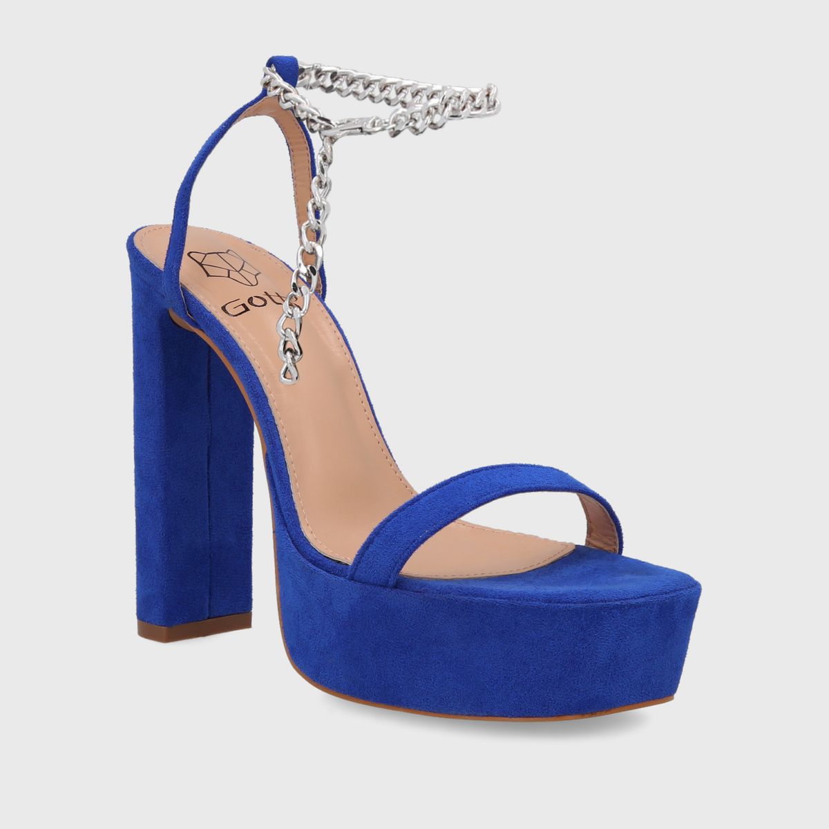 GOTTA - Sandalia Mujer Taco Azul 35101
