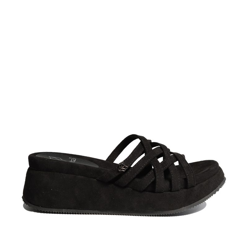 GOTTA - Sandalia Mujer Plataforma Negra 25891