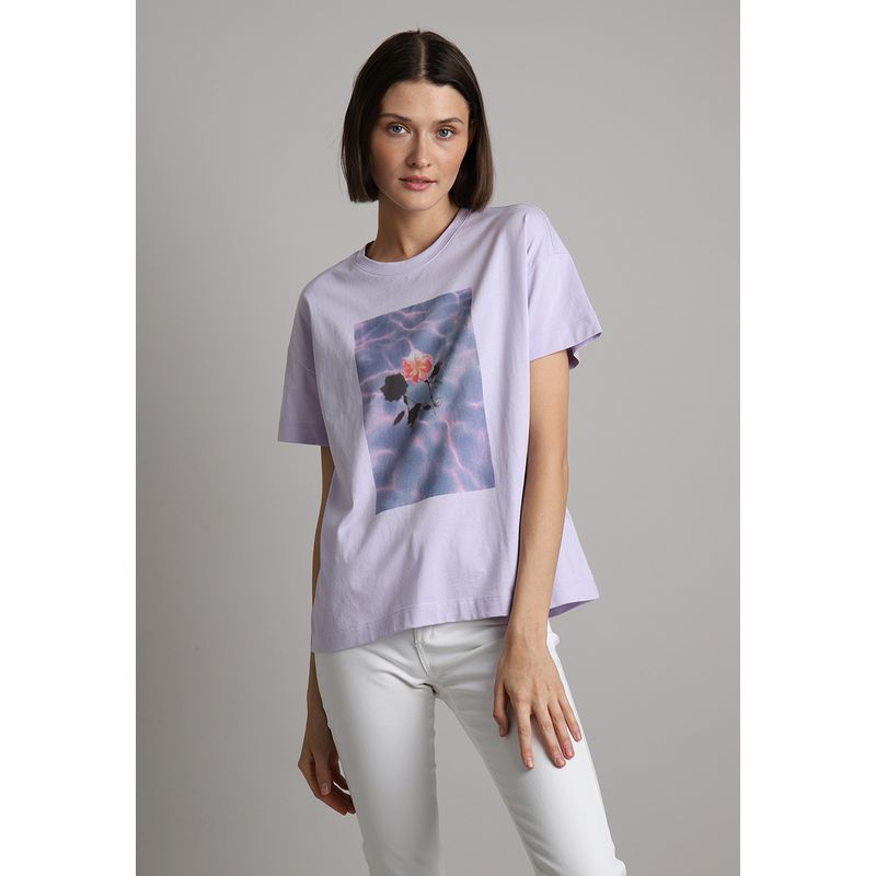 ESPRIT - Polera Con Estampado Esprit ESPRIT