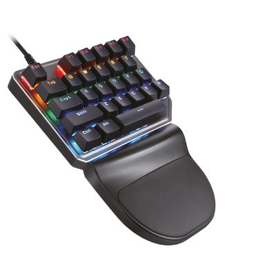 Imagen 2 del producto Teclado Gamer Una Mano One Mecanico Luces Rgb Switch