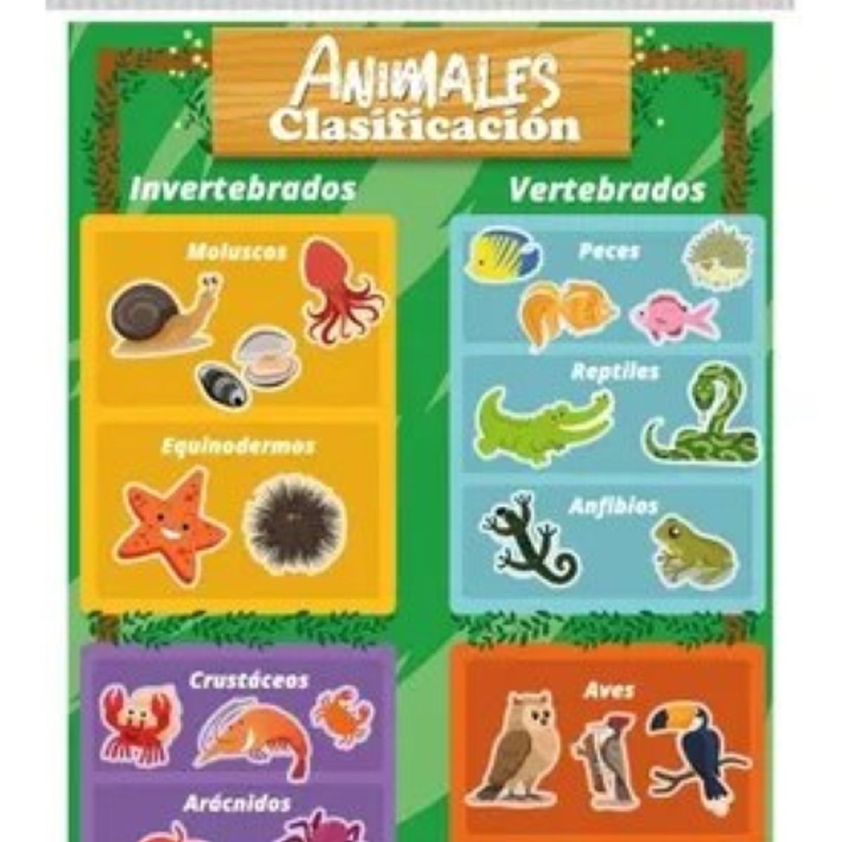 ADETEC - Stickers De Ayuda Escolar Ingles Y Animales Adetec 2 Hojas