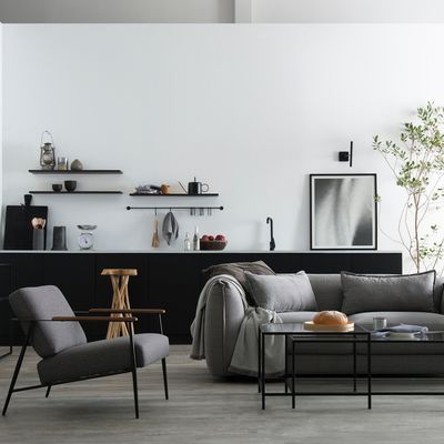 Imagen 2 del producto Poltrona Fossvelen Tela Gris