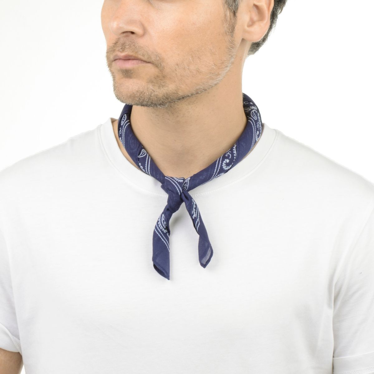 PIERCE ACCESORIOS - Bandana de algodón para cuello