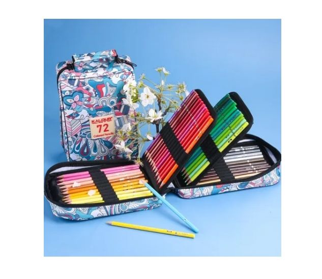 Juego De 72 Lapices De Colores Acuarela 4 Capas Estuche
