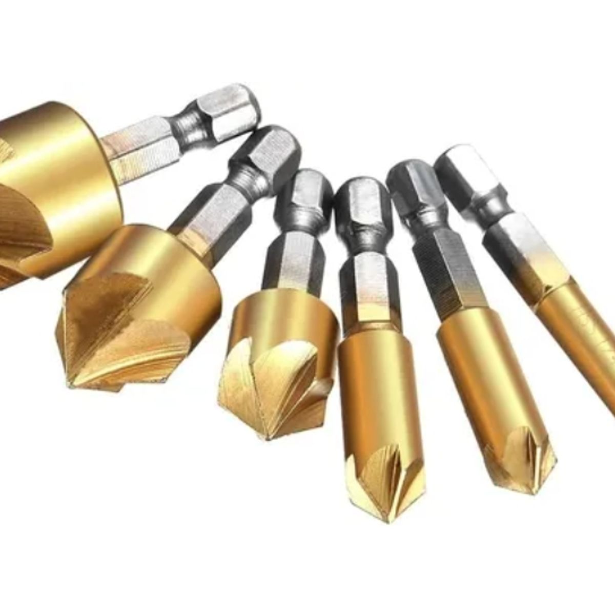 ESHOPANGIE - Juego De Brocas Avellanador Eagles, 6 Piezas Caña Hexagonal