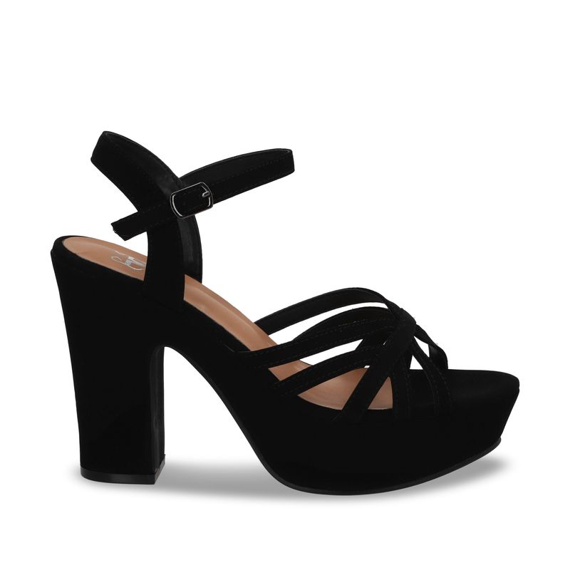 GOTTA - Sandalia Mujer Negra Taco 86131 Gotta.
