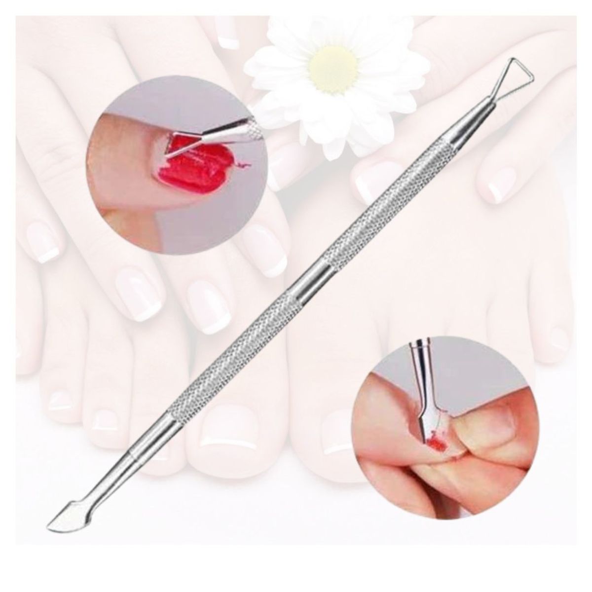 SWEET - REPUJADOR DE CUTICULA DOBLE REMOVEDORE ESMALTE