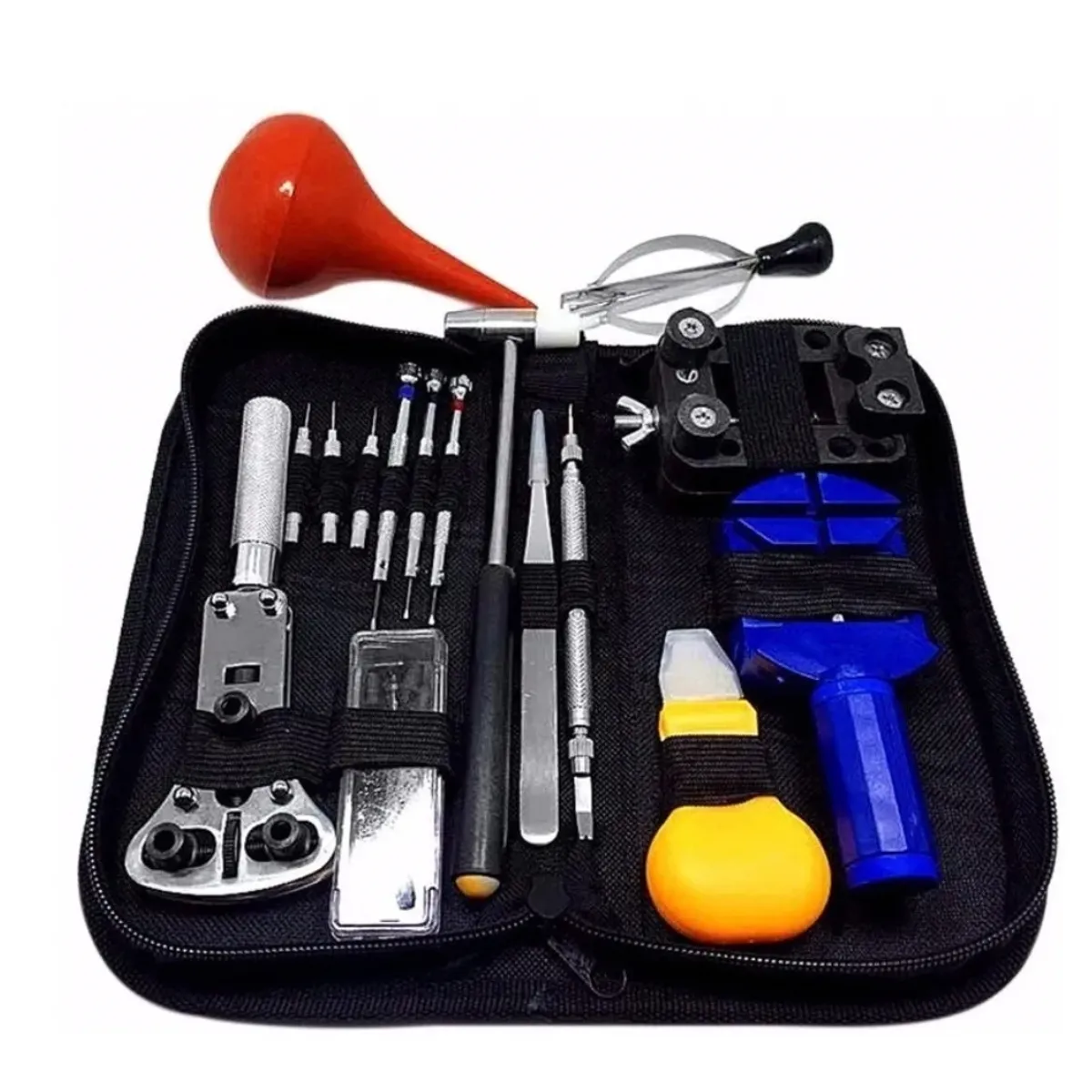 GENERICO - Kit 16 Herramientas Relojeria Relojes Reloj Con Estuche