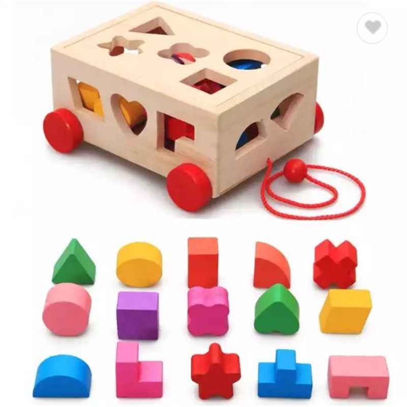 GENERICO - Cubo Didáctico De Madera Educativos Para Niños