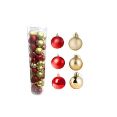GENERICO - Esferas Navidad Adorno Arbol Bolas 50 UNID