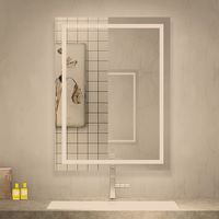 Espejo Baño con Luz Led más Desempañador Electrico y Touch Control 90x75cm