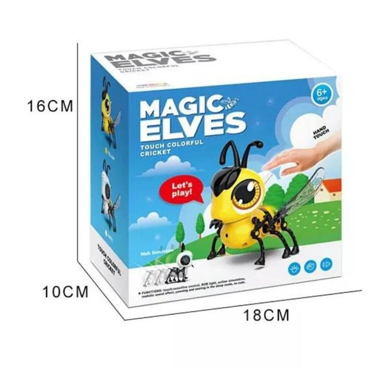 GENERICO - Mascota Electrónica Abeja Camina Con Sonido Y Luz Para Niños